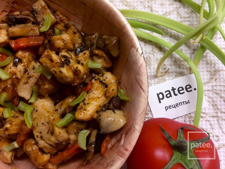 Курица с овощами в вине. - Шаг 7