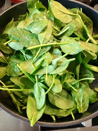 Постная закуска "Грибная поляна" из шампиньонов-гриль и шпината. - Шаг 9