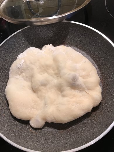 Чуду с творогом, зеленью и козьим сыром. - Шаг 6