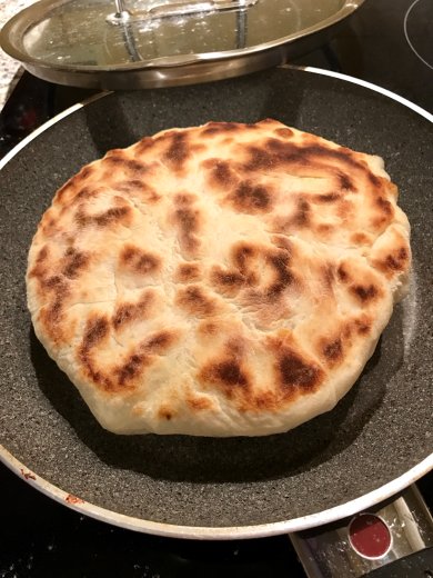 Чуду с творогом, зеленью и козьим сыром. - Шаг 7