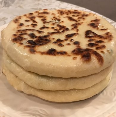 Чуду с творогом, зеленью и козьим сыром. - Шаг 8