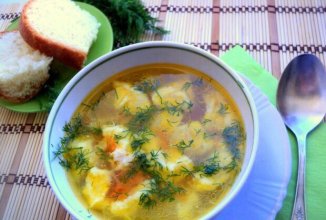 Суп с клецками