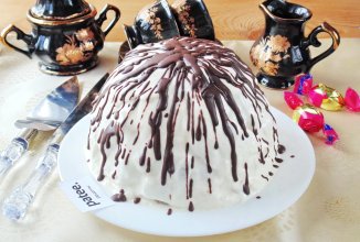 Торт "Панчо" с персиками