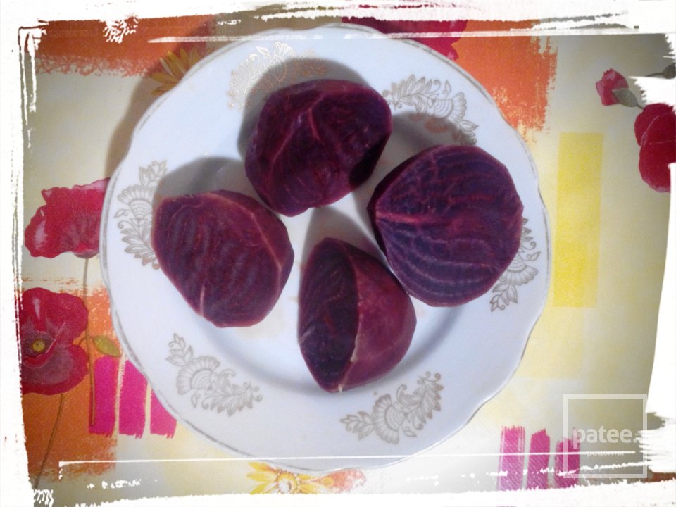 Постный красный борщ с фасолью - Шаг 7