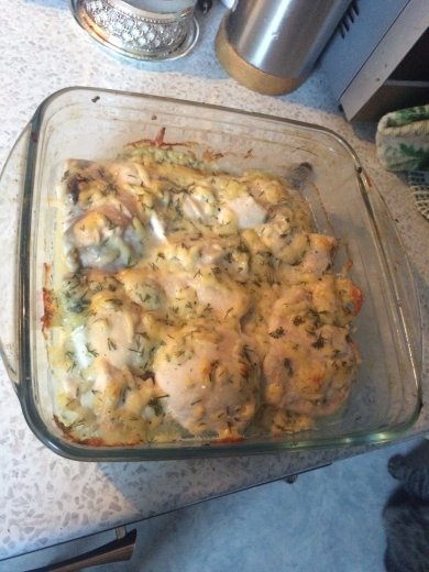 Куриные кармашки с сырной начинкой - Шаг 16