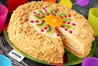 Торт "Медовая тропиканка"