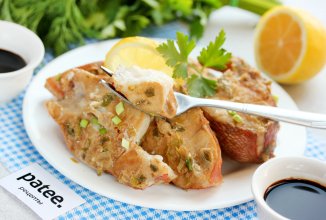 Морской окунь на пару