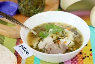 Суп из консервированного щавеля