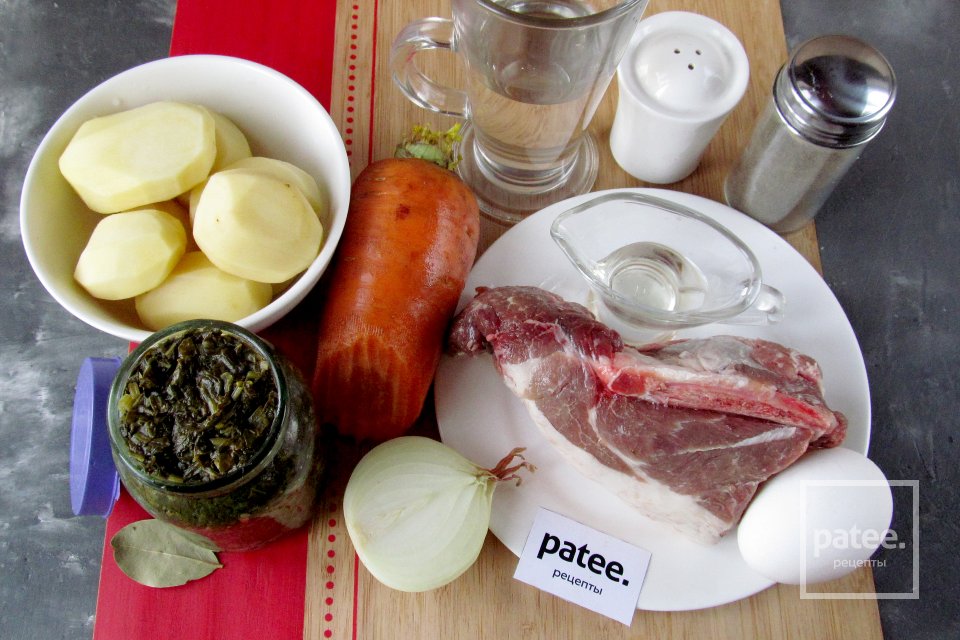 Суп из консервированного щавеля - Шаг 1