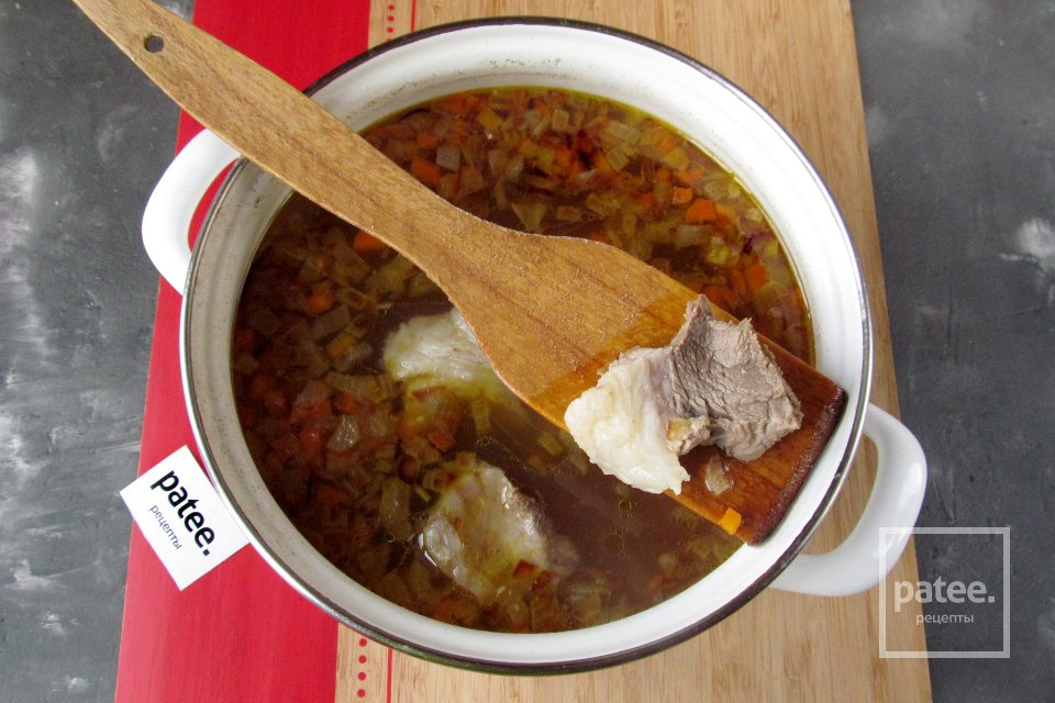 Суп из консервированного щавеля - Шаг 10