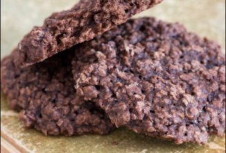 Овсяное печенье для любителей шоколада