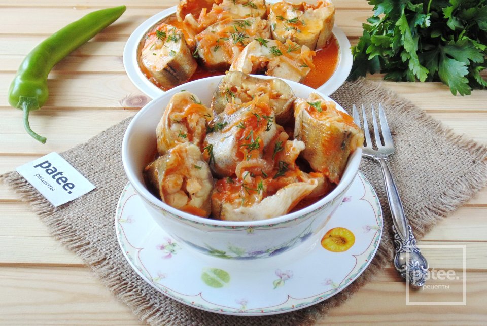 Минтай в томатном соусе - Шаг 13