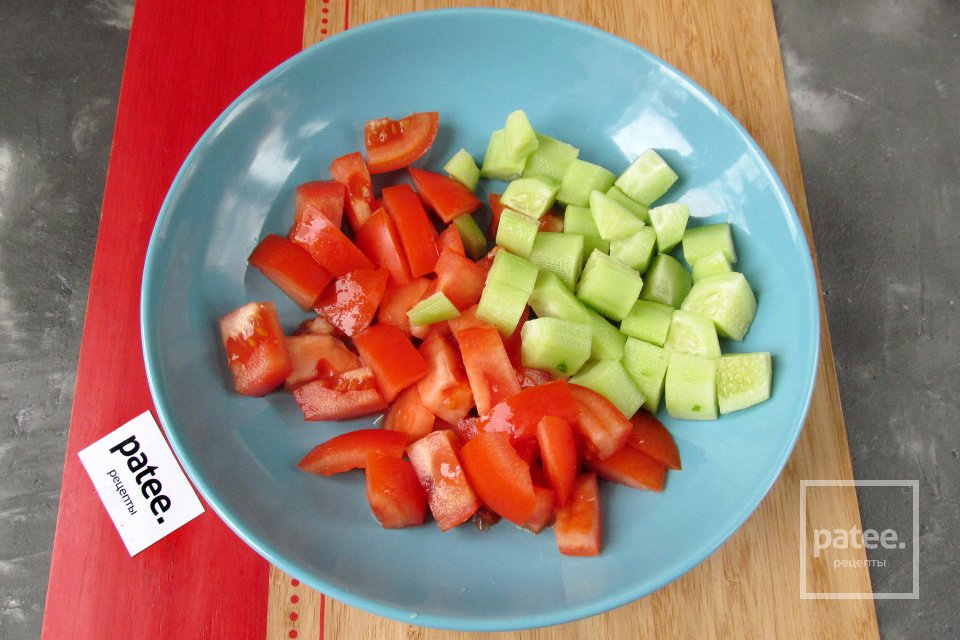 Средиземноморский салат с осьминогами - Шаг 4