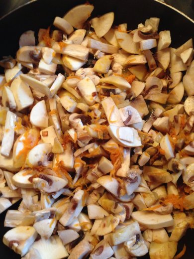 Голубцы постные с грибами и рисом - Шаг 3