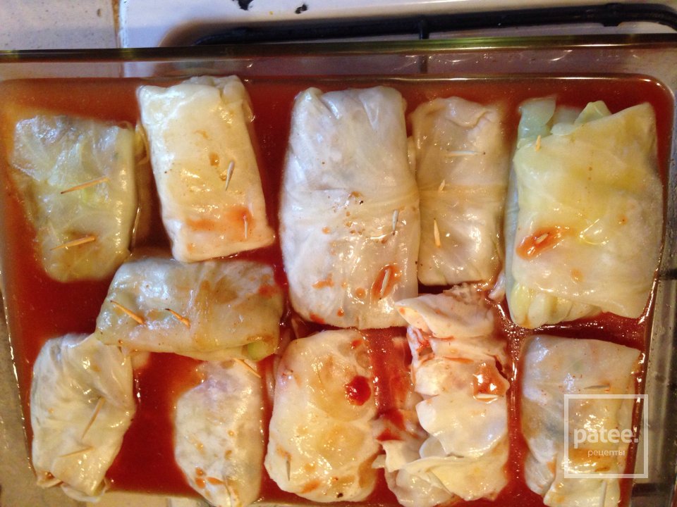 Голубцы постные с грибами и рисом - Шаг 6