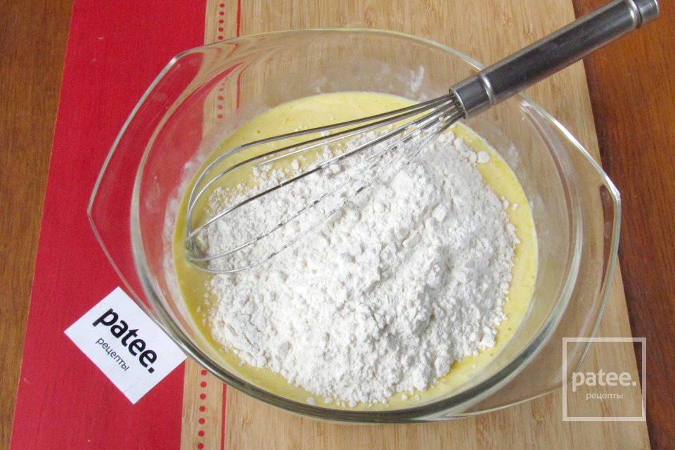 Вафли с курицей и зелёным луком - Шаг 5