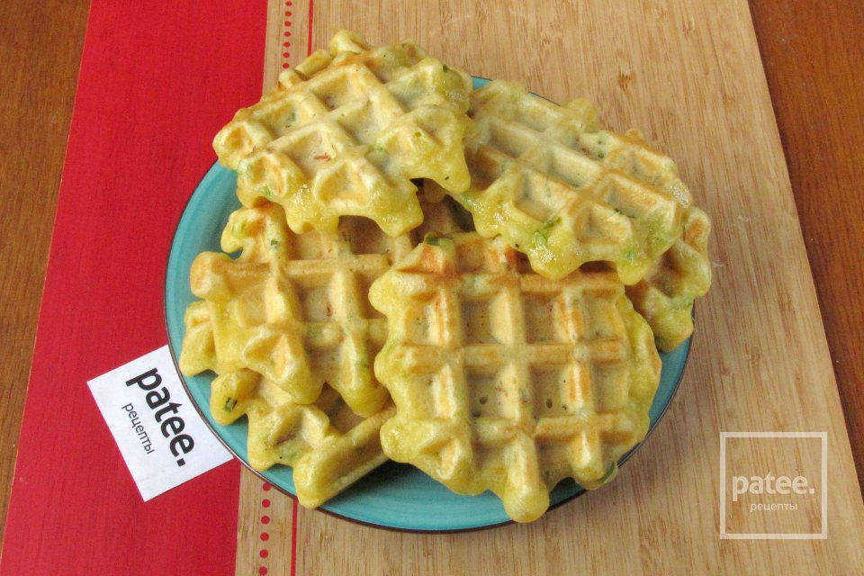 Вафли с курицей и зелёным луком - Шаг 14