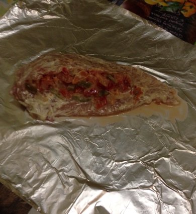 Куриная грудка фаршированное овощами. - Шаг 2