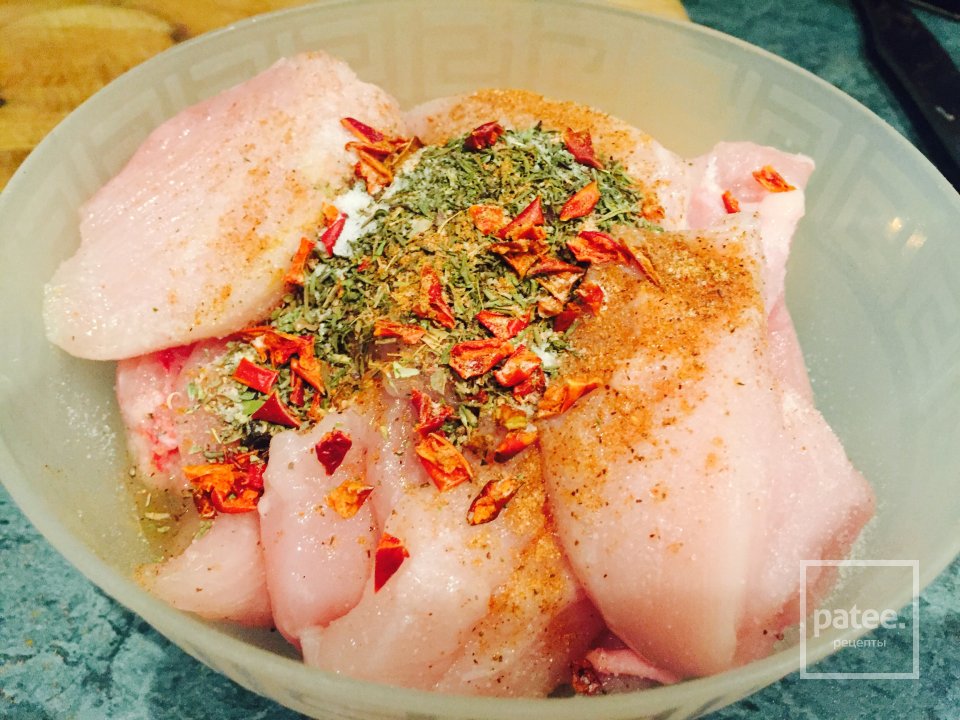 Куриная грудка с грибами и овощами ПП - Шаг 1