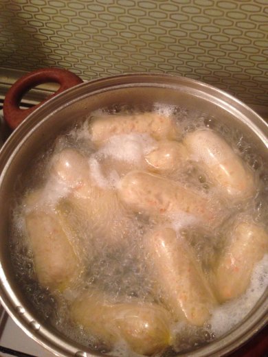 Сосиски домашние куриные - Шаг 7