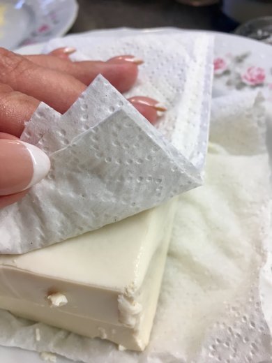 Жареный тофу " Сердце Самурая" с печёными баклажанами - Шаг 2