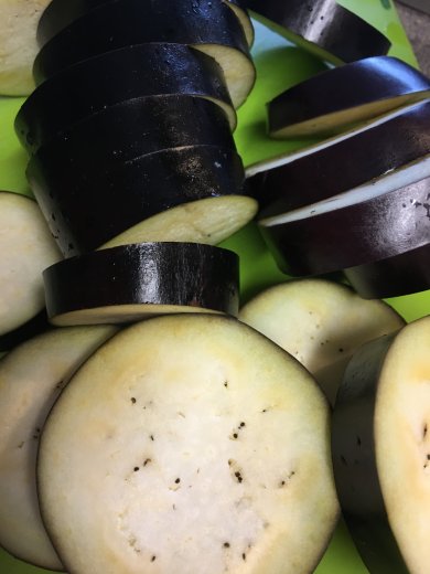 Жареный тофу " Сердце Самурая" с печёными баклажанами - Шаг 5