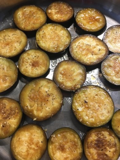 Жареный тофу " Сердце Самурая" с печёными баклажанами - Шаг 7