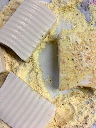 Жареный тофу " Сердце Самурая" с печёными баклажанами - Шаг 11