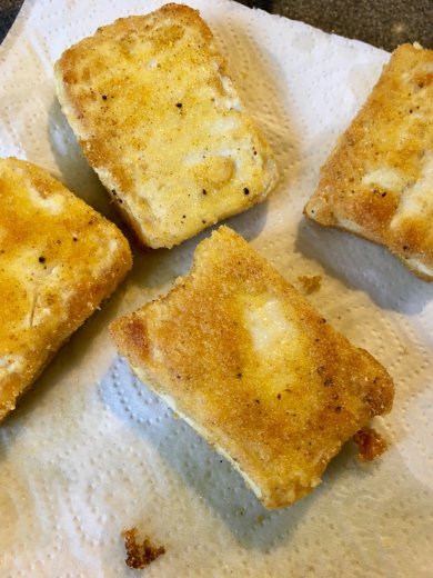 Жареный тофу " Сердце Самурая" с печёными баклажанами - Шаг 13