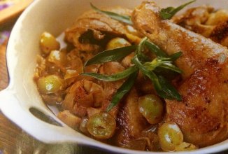 Курица с виноградом