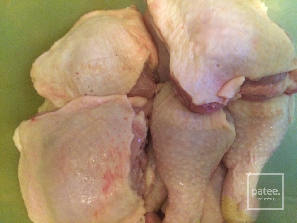 Курица с виноградом - Шаг 1