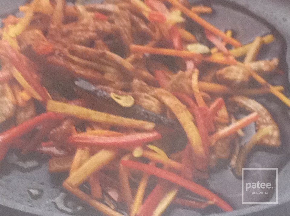 Говядина по сычуаньски с фунчозой и баклажанами - Шаг 3