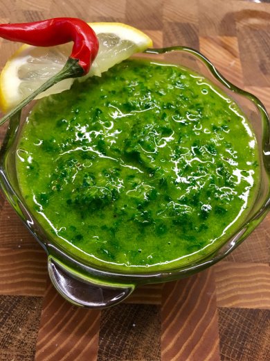Зелёный соус песто из петрушки ☘️на все случаи жизни🍀 - Шаг 4