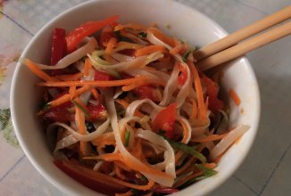 Фунчоза с овощами 🍜