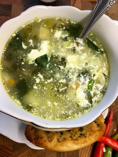 🍀Весенние зеленые щи☘️с тофу🍲 - Шаг 10