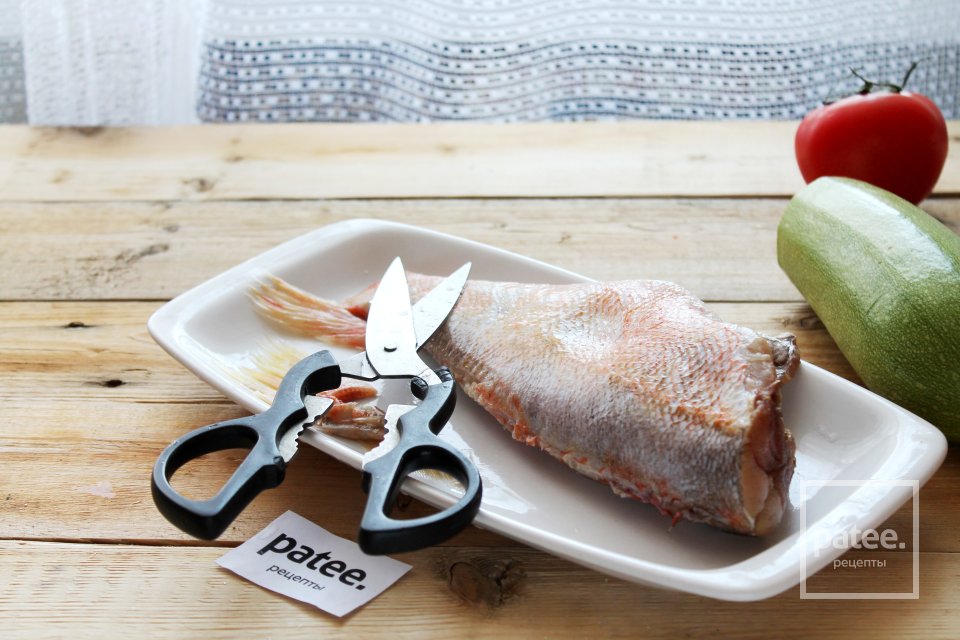 Морской окунь с овощами на пару - Шаг 3