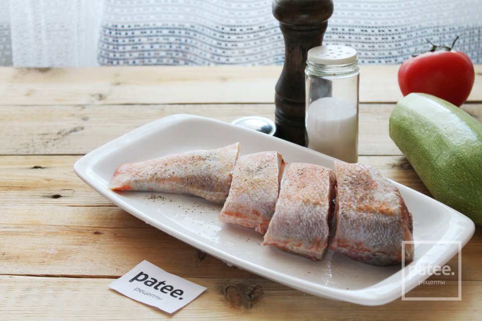 Морской окунь с овощами на пару - Шаг 4