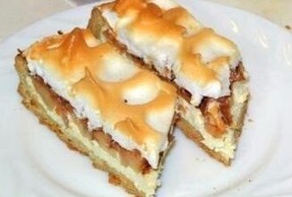 Песочный пирог Яблочный Спас