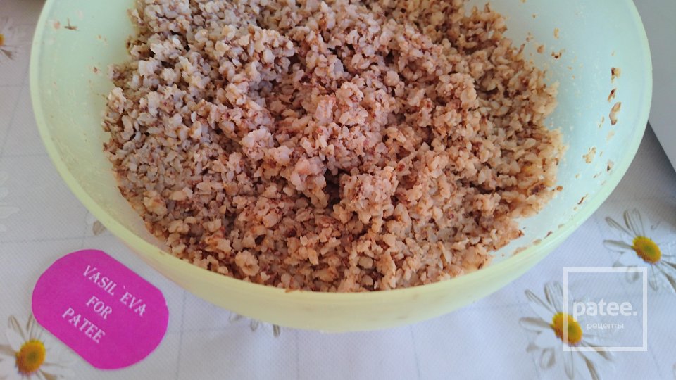 Гречаники с шампиньонами и сыром - Шаг 1