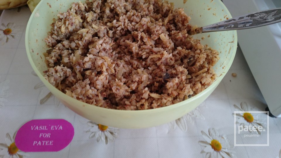 Гречаники с шампиньонами и сыром - Шаг 5