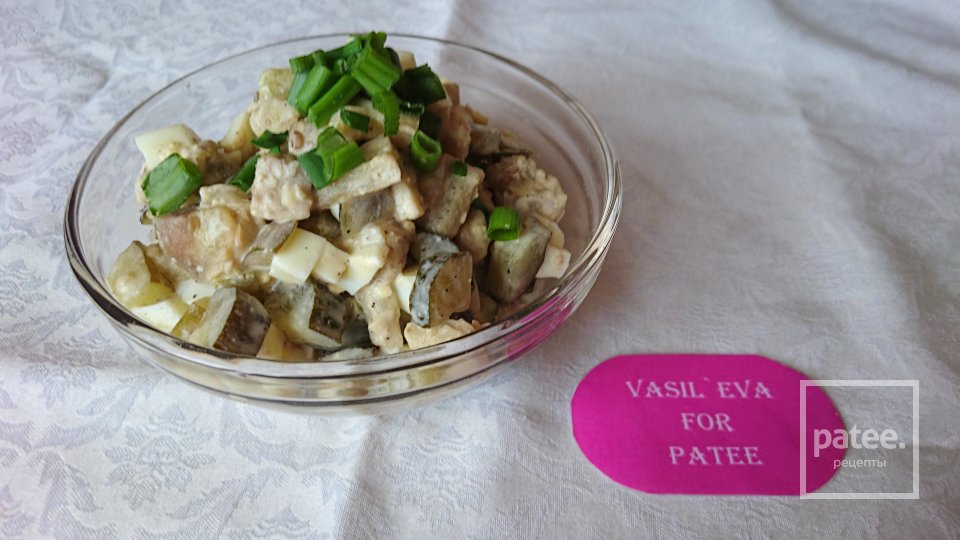 Салат с баклажанами - Шаг 5