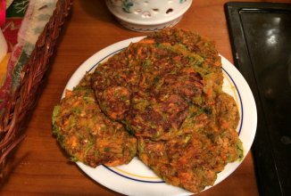 Кабачковые оладья без яиц