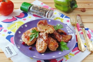 Свинина в медово-горчичной глазури запеченная в духовке