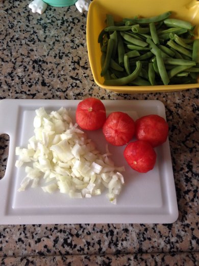 Зеленая фасоль с оливковым маслом - Шаг 1