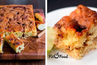 Быстрый яблочный пирог на кефире