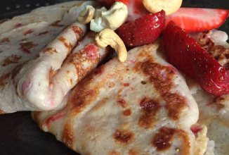 Клубничные блинчики