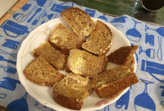 Гренки вымоченные в молоке и яйце