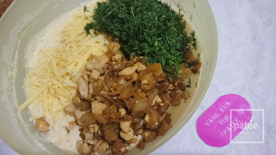 Заливной пирог из курицы в мультиварке - Шаг 4