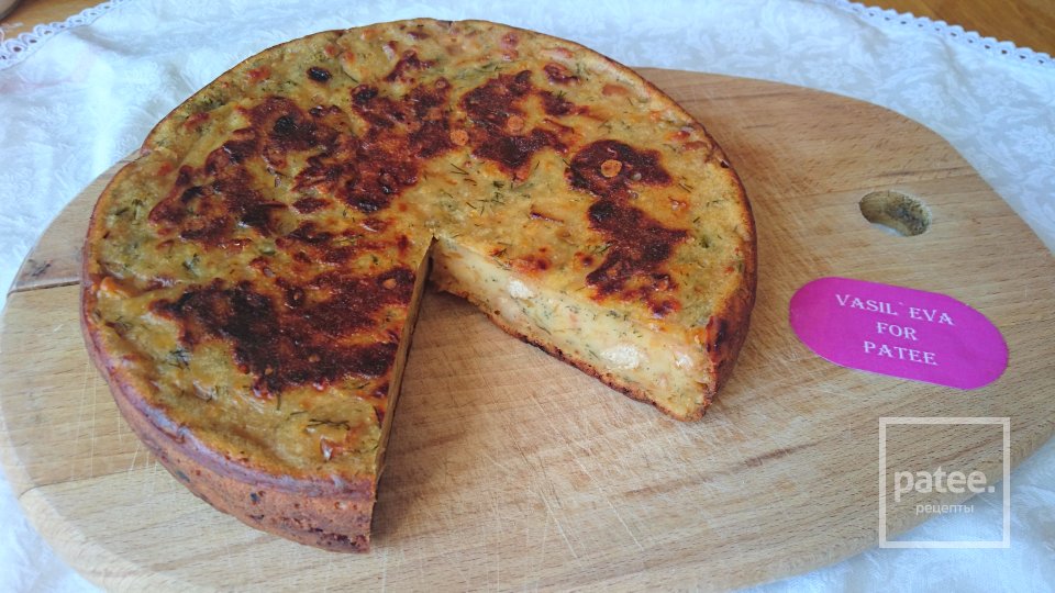 Заливной пирог из курицы в мультиварке - Шаг 6