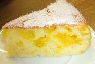 Шарлотка с апельсинами